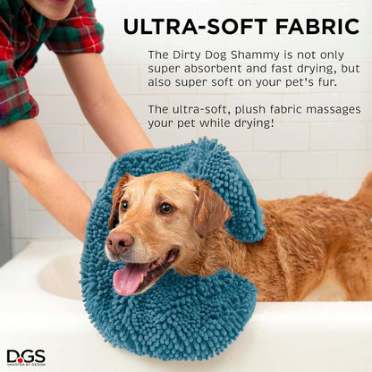 ProDry Dog Towels - Heavy Duty Soft Absorbent Microfiber Bath Towel 